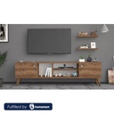 spanish MDF Brown Tv Unit - 45 × 30 × 160 cm