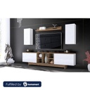 spanish MDF Brown Tv Set - 48 × 30 × 180 cm