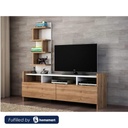 spanish MDF Tv Set White and Beige - 120 × 33 × 125 cm