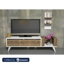 spanish MDF Brown Tv Unit - 39 × 30 × 130 cm