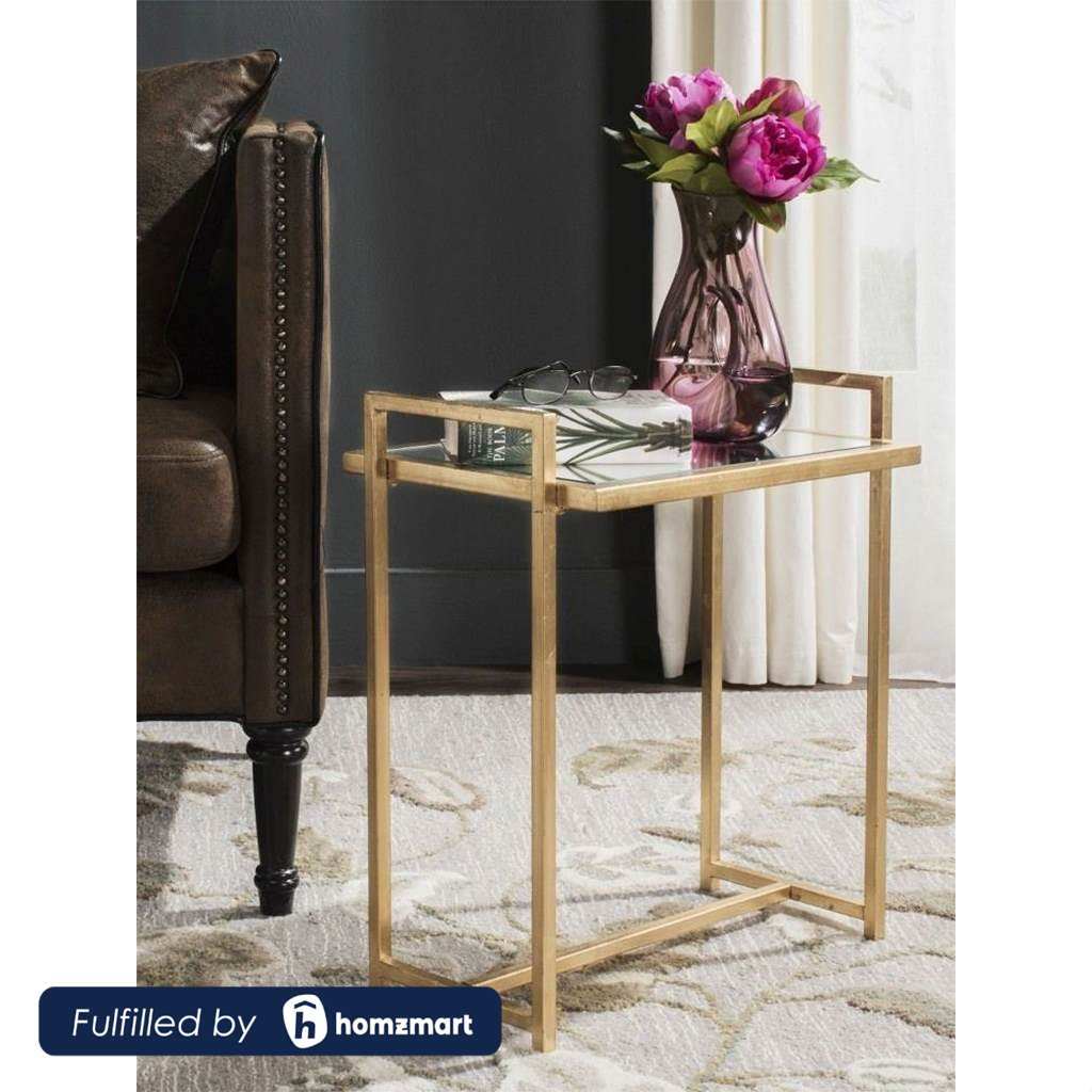 Steel Side Table Gold - 40x60 cm