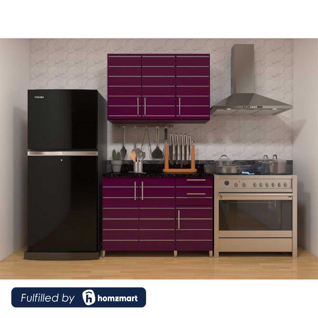 UV Full Kitchen Purple - 120 × 70 × 35 cm