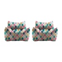 Turkish Sabia Beanbags set 2 Pieces - Multi color