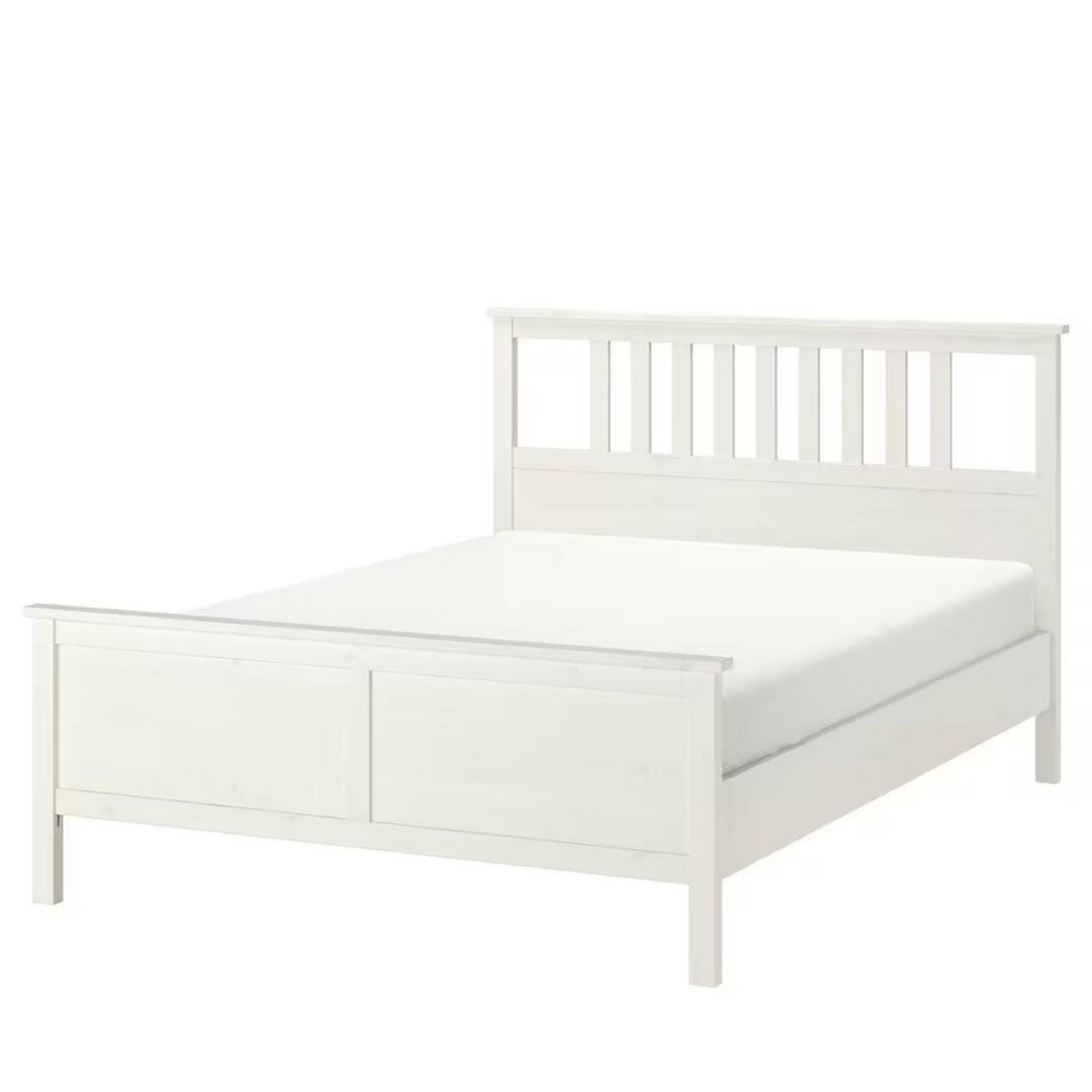 Musky Wood Single Bed 195x120x110 cm - White