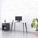 AR-Basic2 Desk-White&Gray