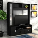 MDF Black Tv Set - 200 × 150 × 40 × 40 cm