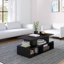 MDF Coffee Table Black - 90x40x40 cm