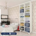 Spanish MDF and PVC Storage Unit White - 173 × 35 × 60 cm