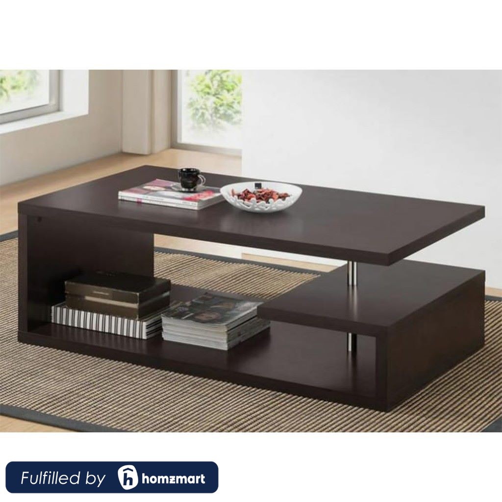 MDF Coffee Table Brown - 100x50x40 cm