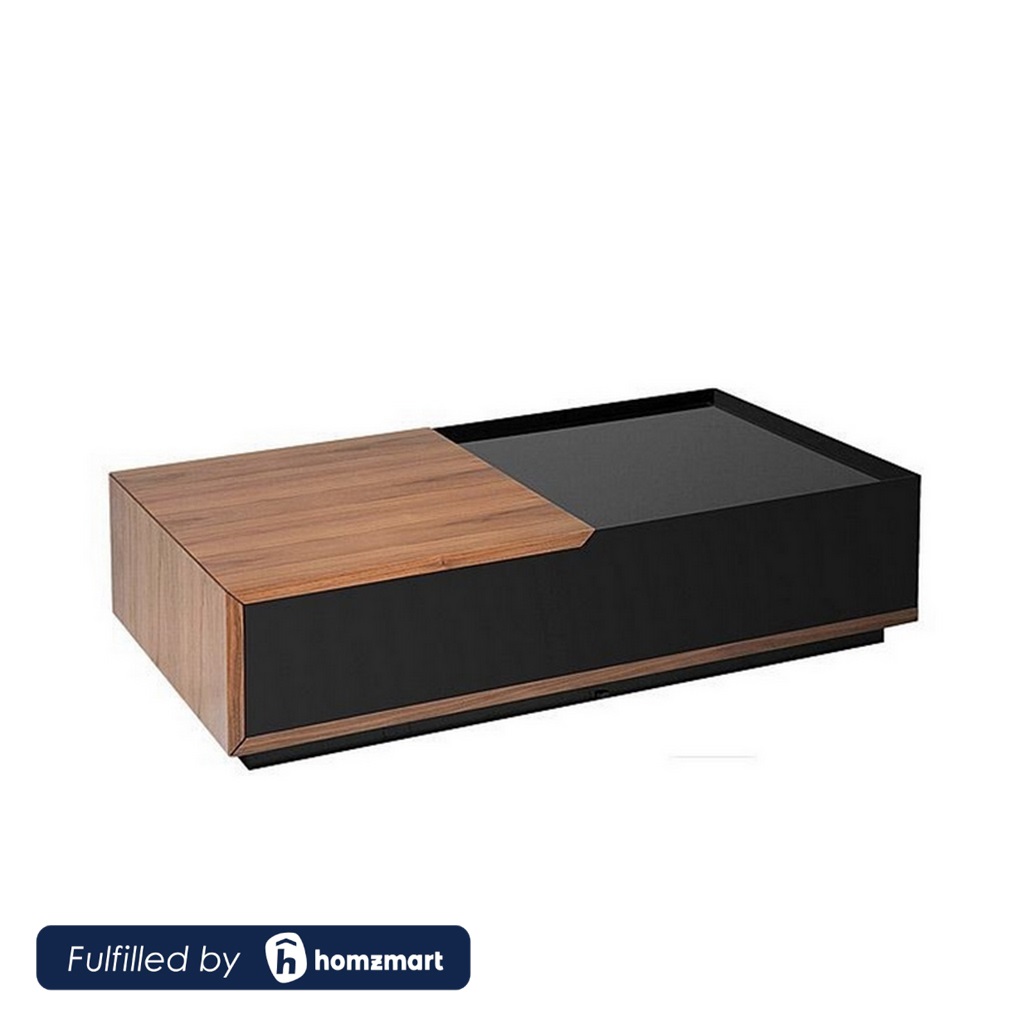 Spanish MDF Coffee Table Black - 100x50x45 cm