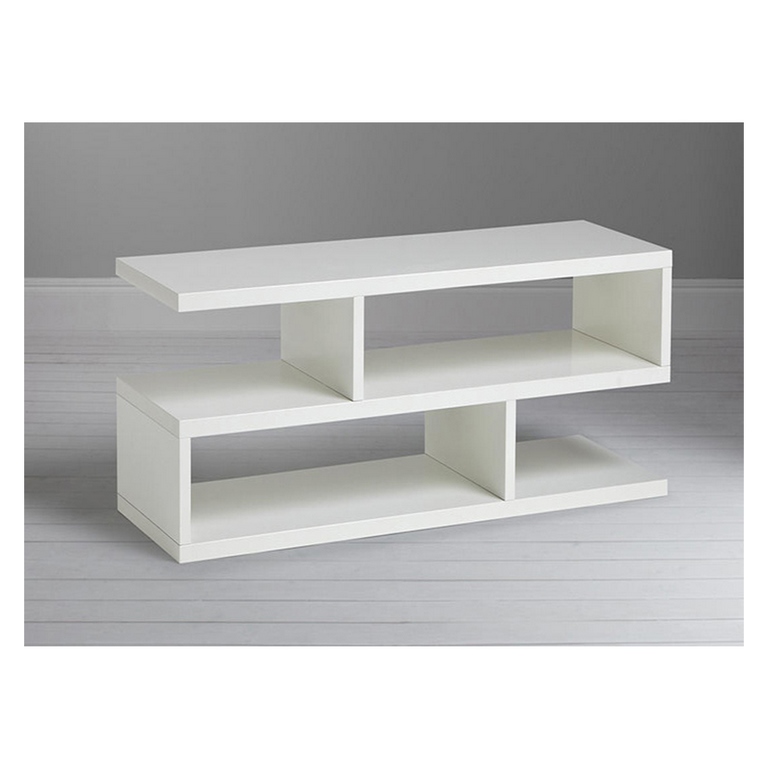 MDF White Tv Unit - 120 × 45 × 30 cm