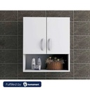 European MDF Bathroom Storage Unit White - 70 × 30 × 60 cm