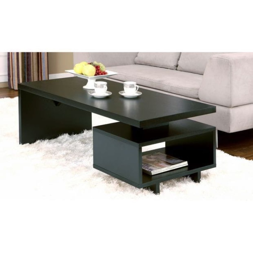 MDF Coffee Table Black - 90x40x35 cm