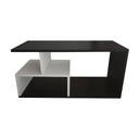 MDF Coffee Table Black - 80x40x35 cm