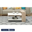 Spanish MDF Coffee Table White - 50x60x90 cm