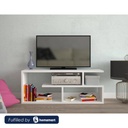 Spanish MDF White Tv Unit - 100×30×40 cm