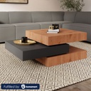 MDF Coffee Table Black - 90x60x40 cm