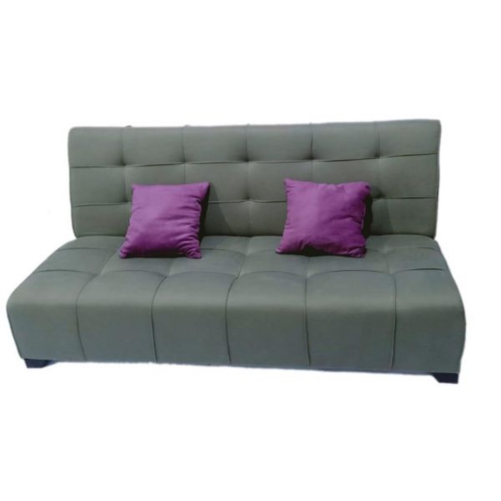 Muski Wood Sofa Bed - Grey