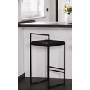 MDF and Steel Bar Chair - Black