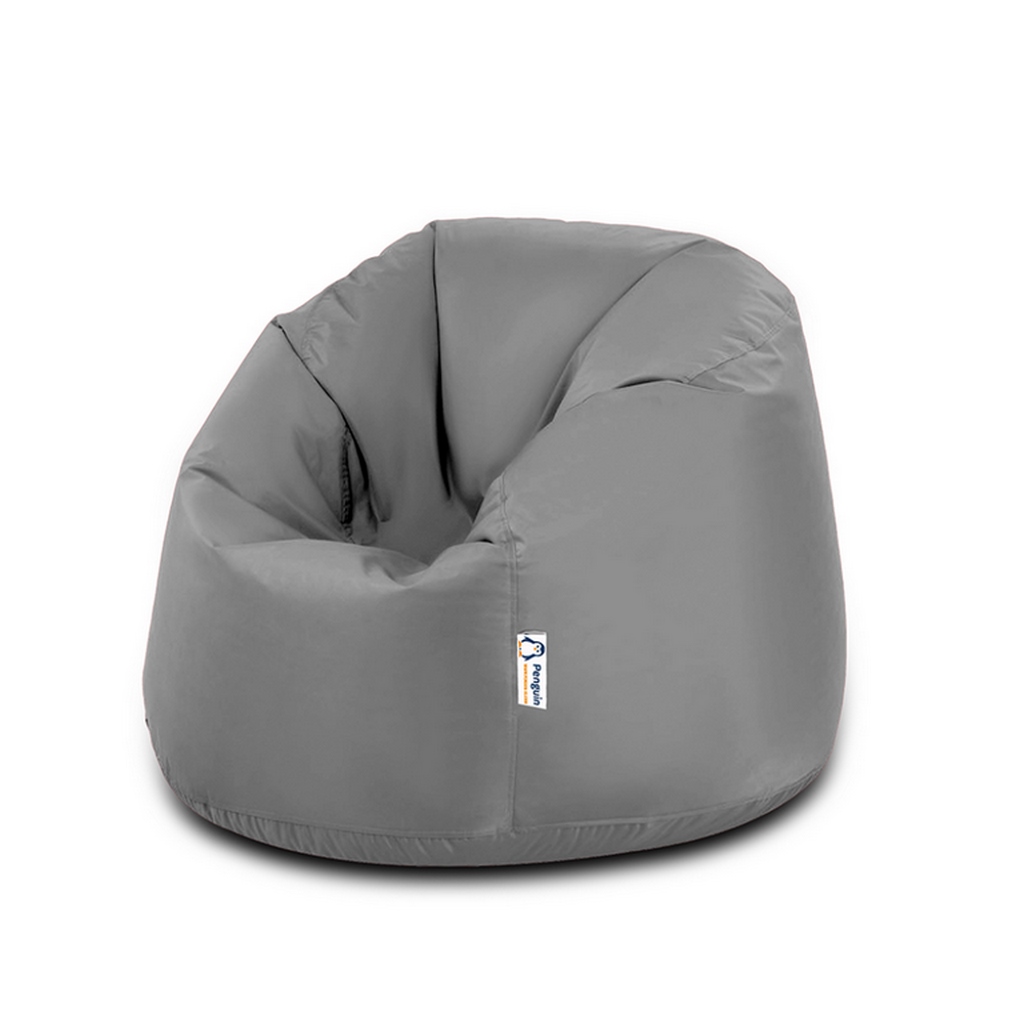 Foam and PVC Beanbag - Grey