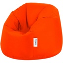 Foam and PVC Beanbag - Orange