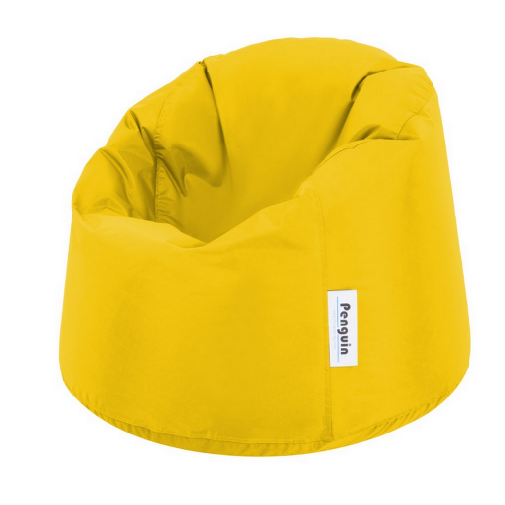 Foam and PVC Beanbag - Yellow