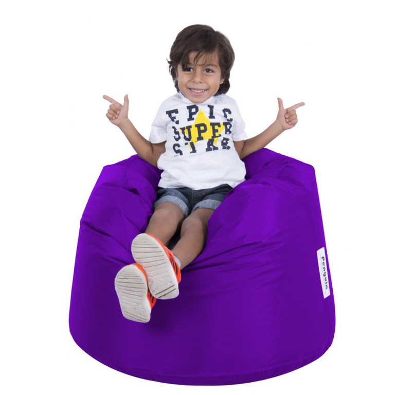 Foam and PVC Beanbag - Purple