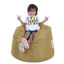 Foam and PVC Beanbag - Beige