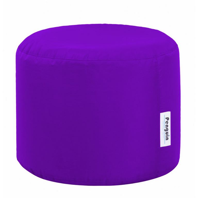 PVC and Foam Pouf Purple