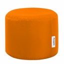 PVC and Foam Pouf Orange