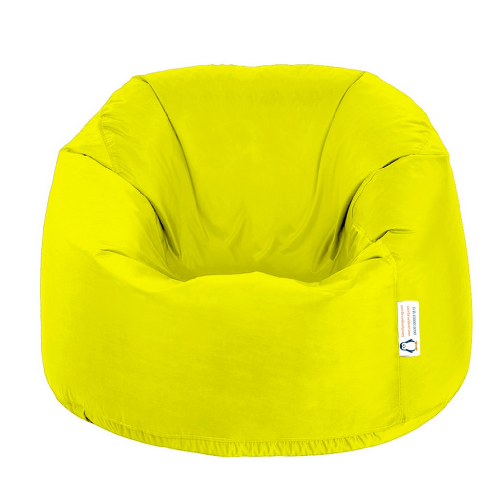 Foam and PVC Beanbag - Yellow