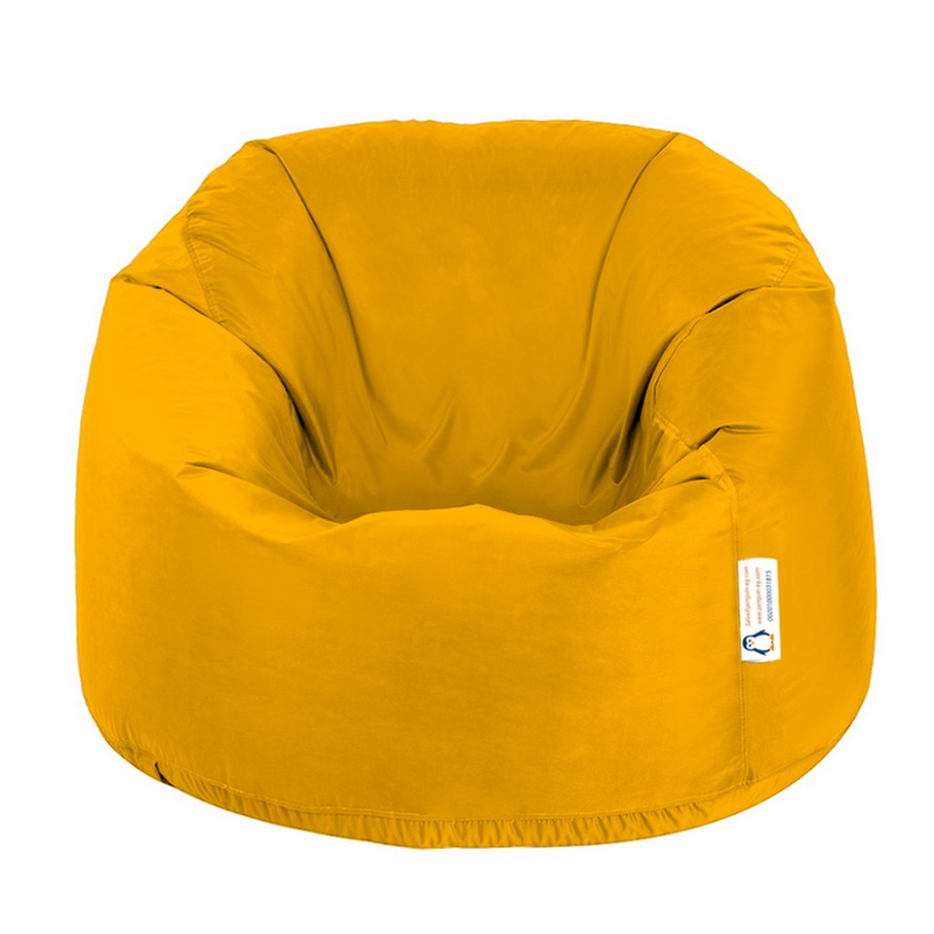 Foam and PVC Beanbag - Yellow