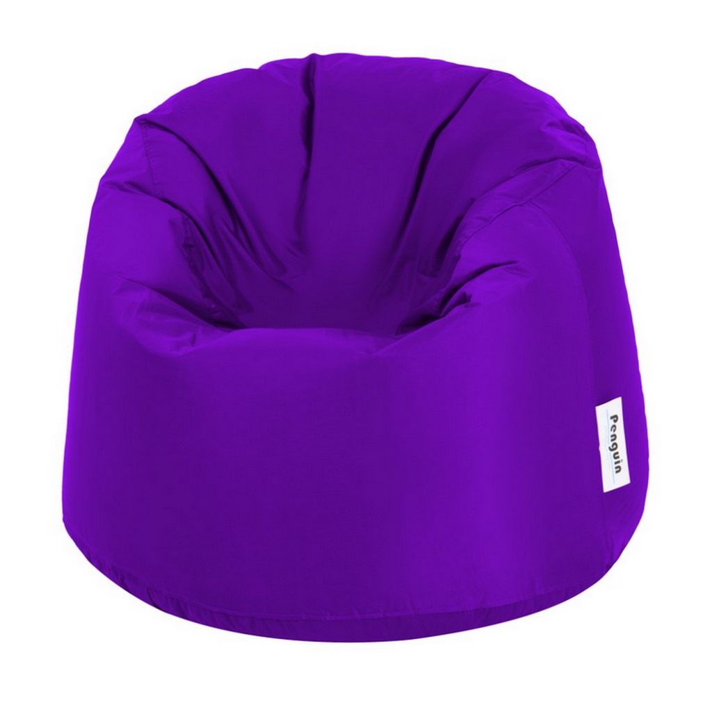 Foam and PVC Beanbag - Purple