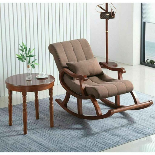 Red beech wood Rocking Chair - Brown