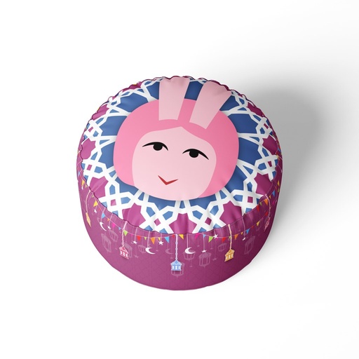 Turkish Sabia Pouf Pink