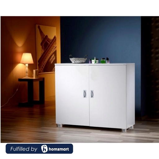 Spanish MDF Buffet White - 85 × 38 × 105 cm