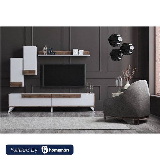 spanish MDF Brown Tv Set - 40 × 30 × 180 cm