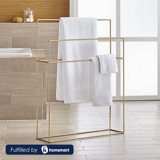 Steel Towel Rails Gold - 90 × 60 × 30 cm