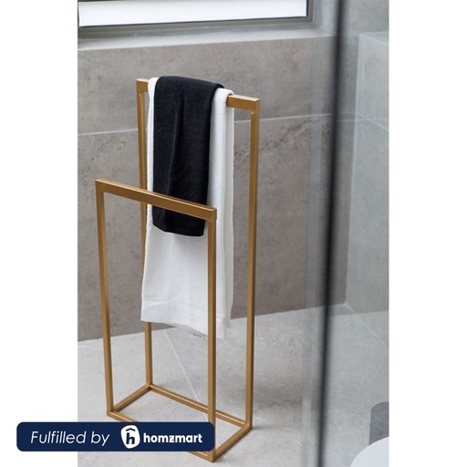 Steel Towel Rails Gold - 50 × 30 × 80 cm