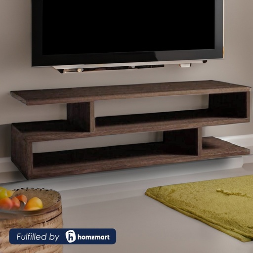 Spanish MDF Brown Tv Unit - 120 × 30 × 45 cm