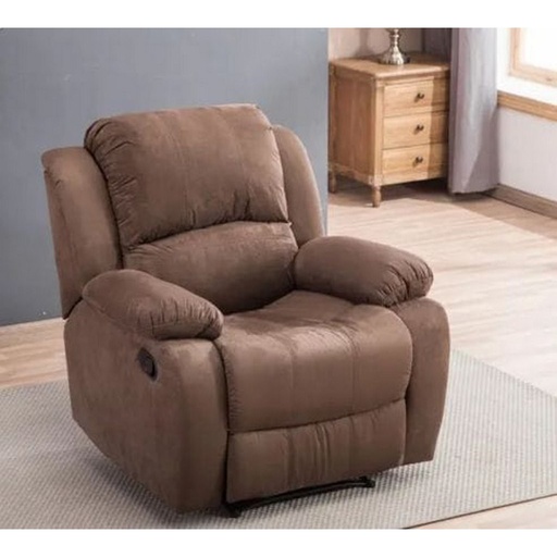 Beech Wood, Musky Wood and MDF Recliner - Brown