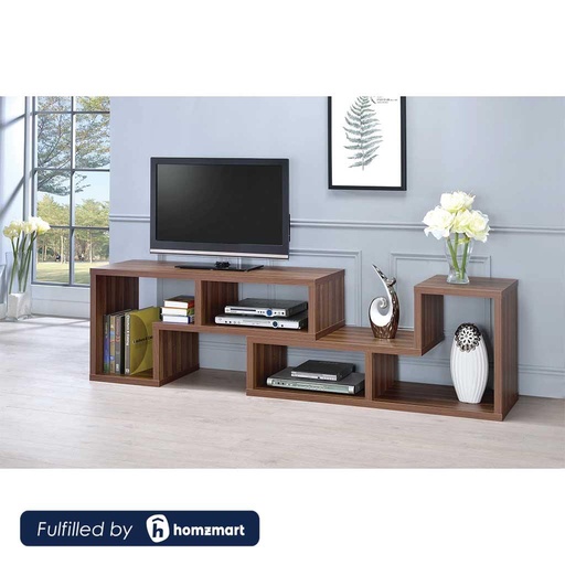 Counter Wood Brown Tv Unit - 140 × 30 × 50 cm