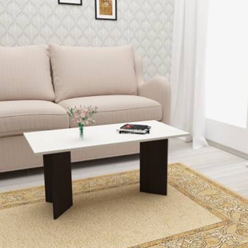 MDF Coffee Table White - 90x40x50 cm