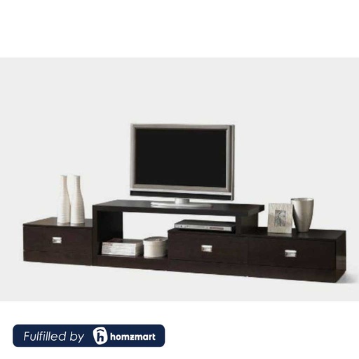 MDF Wood Brown Tv Unit - 180 × 40 × 55 cm