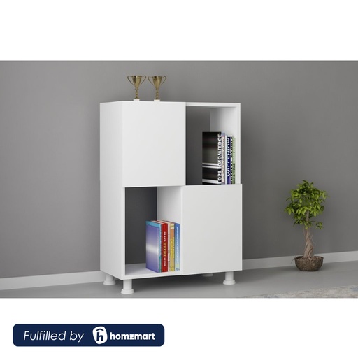 PVC Display Unit White - 82x30x60 cm