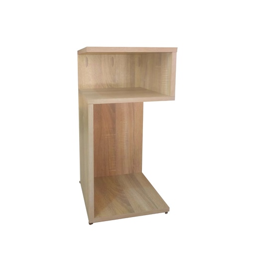 MDF Side Table Beige - 30x30x60 cm