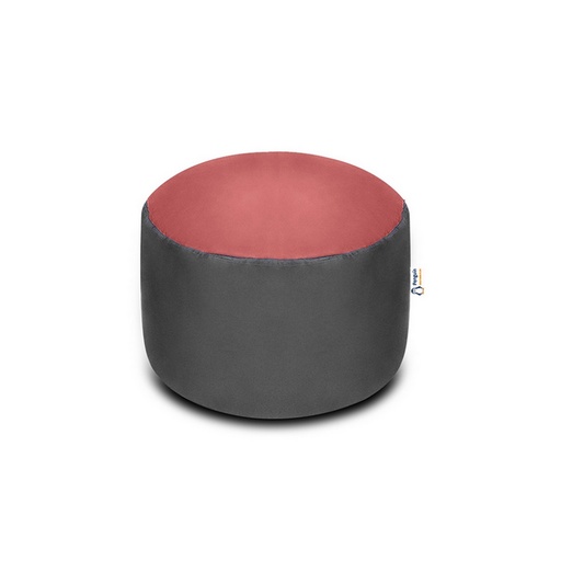 PVC and Foam Pouf Red