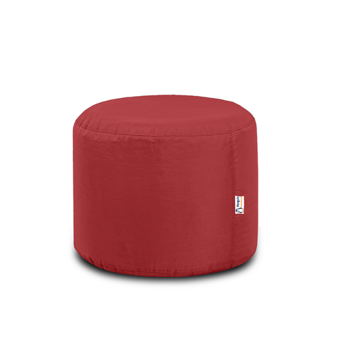 PVC and Foam Pouf Red