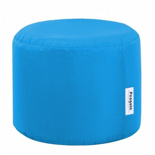 PVC and Foam Pouf Blue