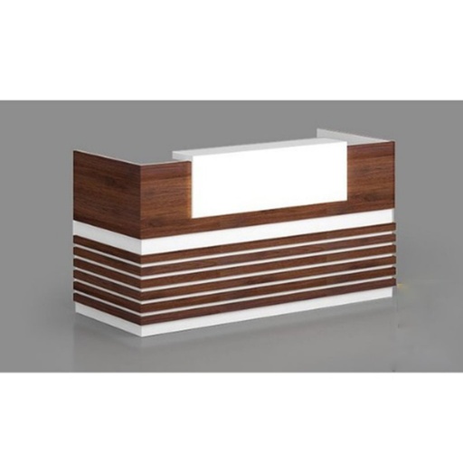 ELL.50 Reception Counter - White & Brown